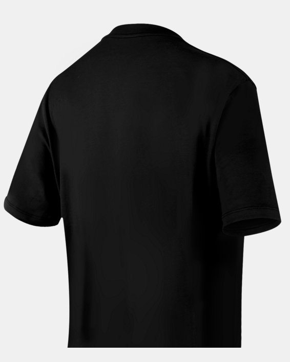 Women's UA Graphic Oversized Short Sleeve in Black image number 7